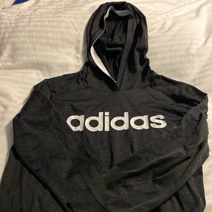 Kids large adidas long sleeve hoodie